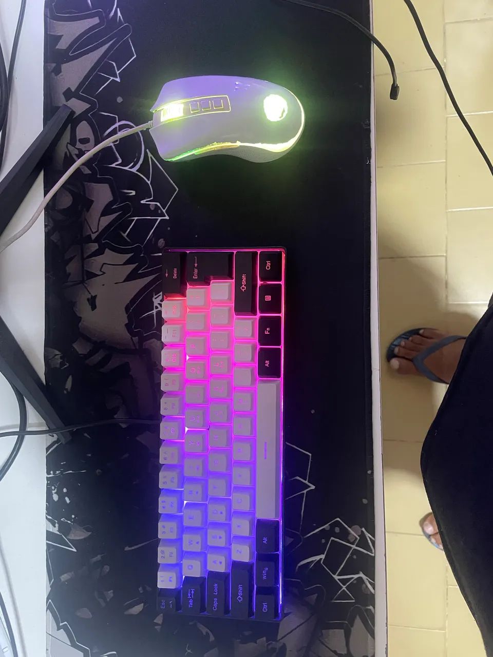 Teclado, mouse e mouse pad gamer  - Foto 3
