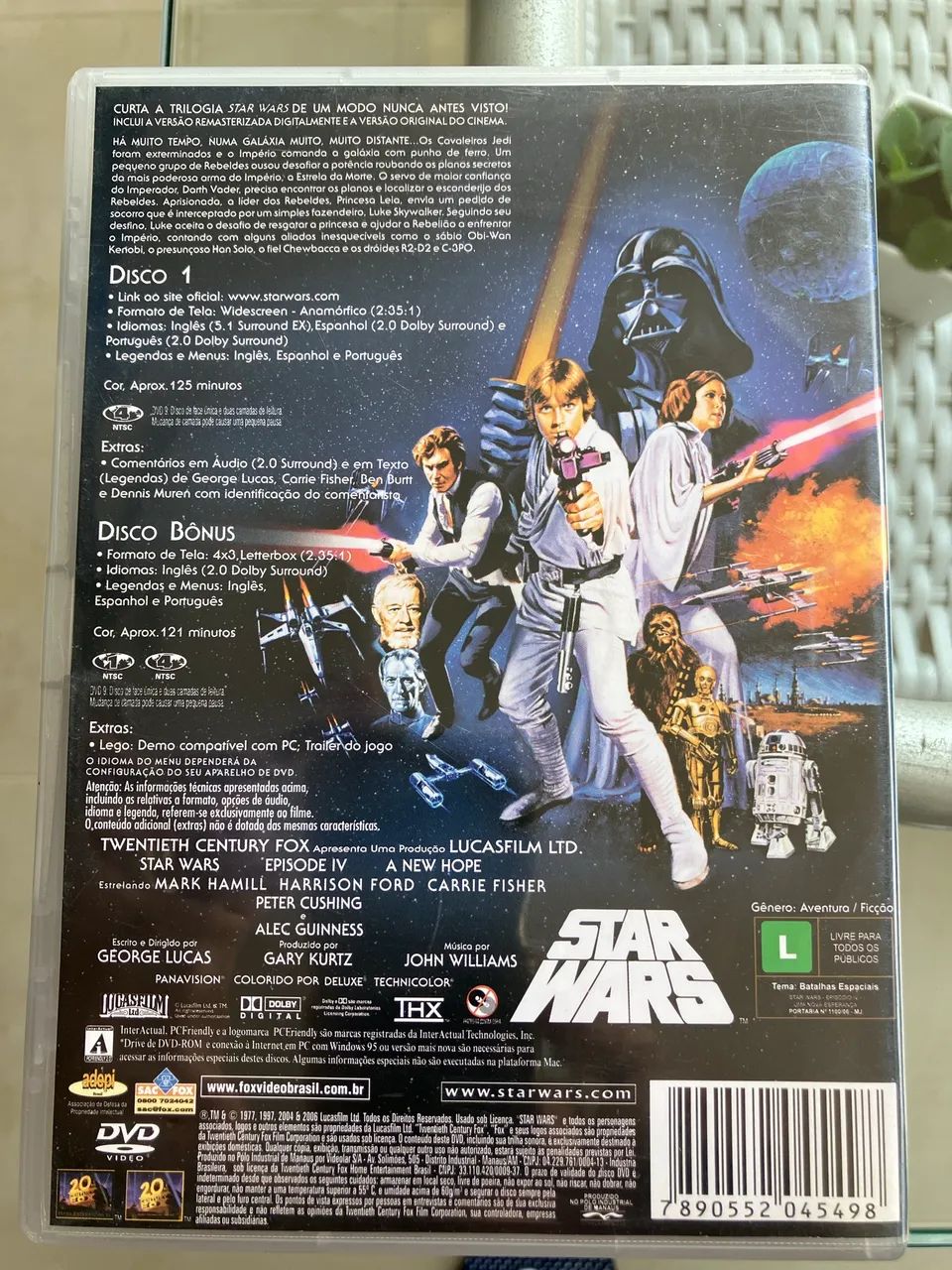 DVD Duplo Star Wars uma Nova Esperança Edição Limitada - Foto 3