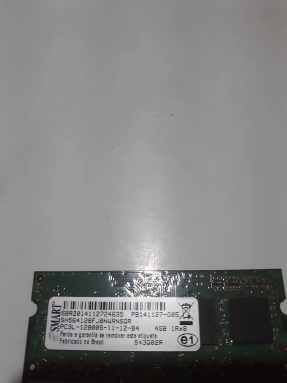 Memória Smart 4Gb DDR3 Para Notebook453825056788326403