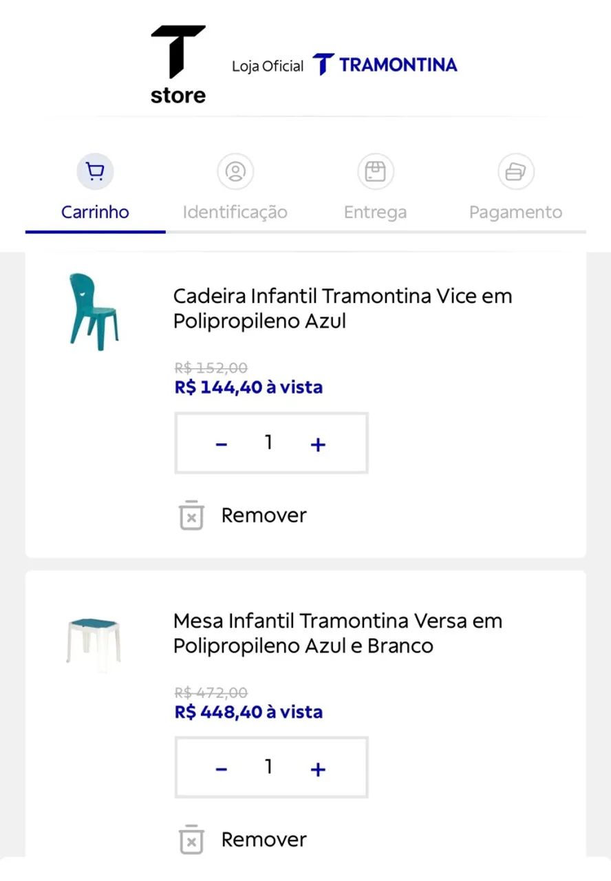 Mesa e cadeiras infantis Tramontina  - Foto 4