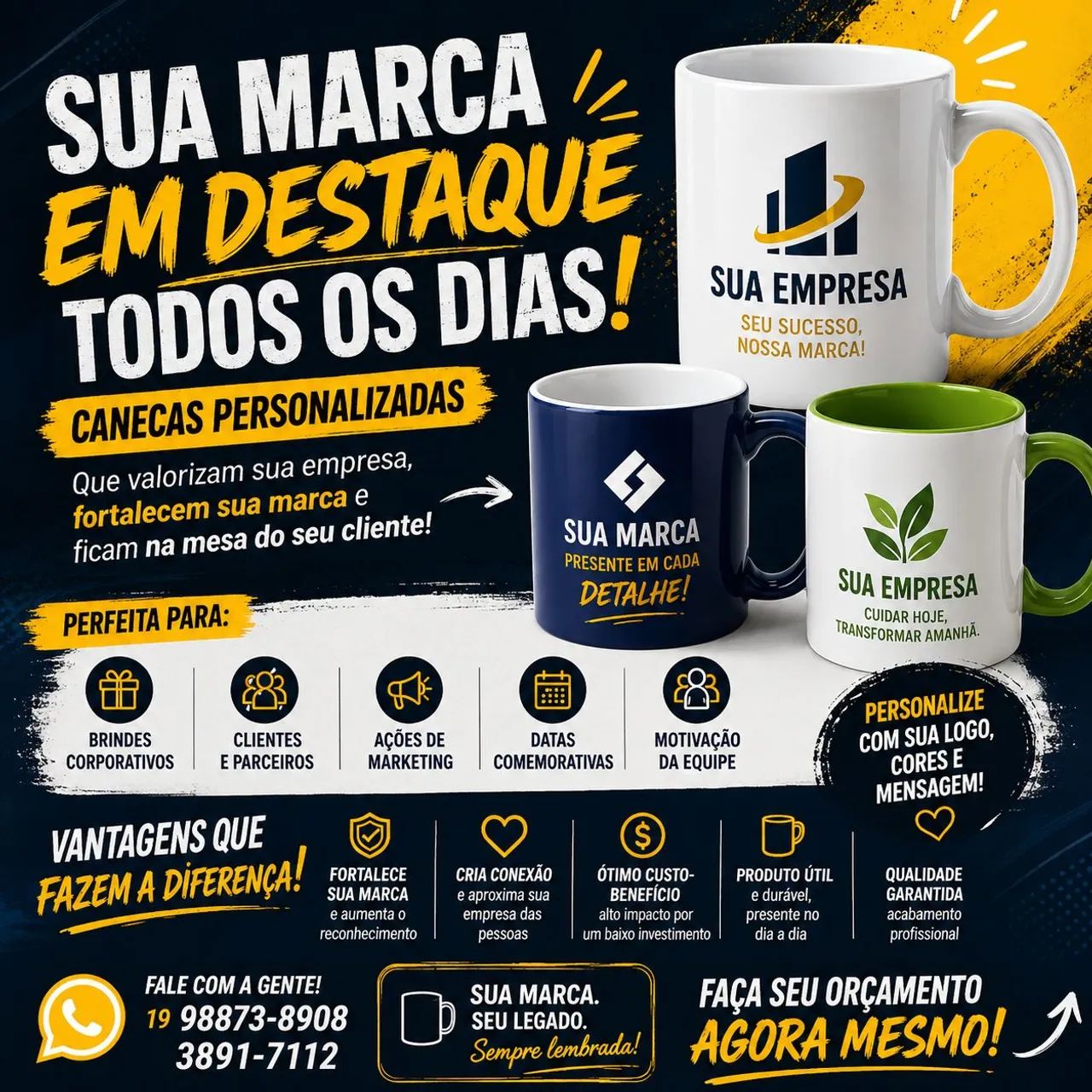 Canecas personalizadas