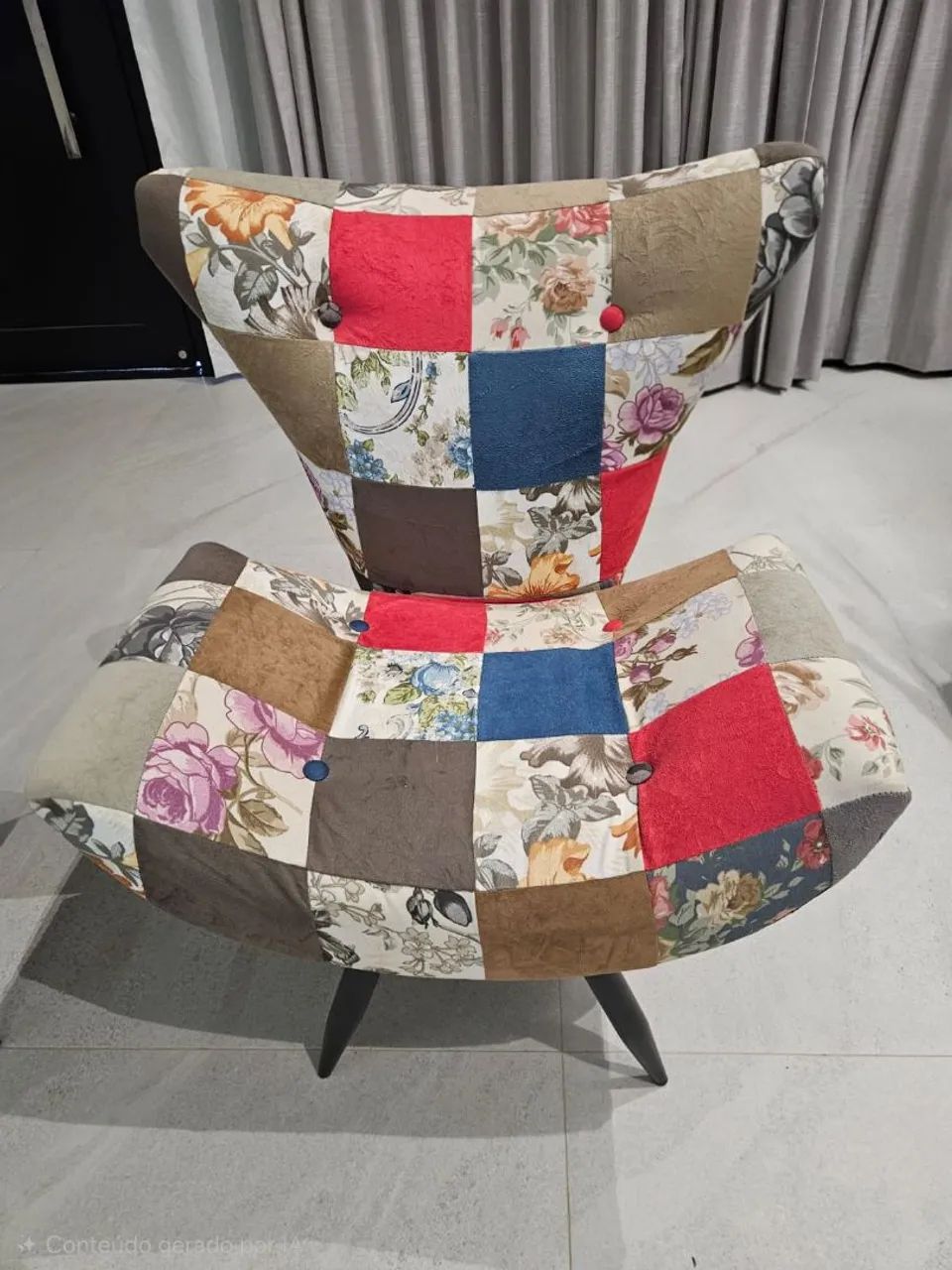 Poltronas em patchwork - Foto 4