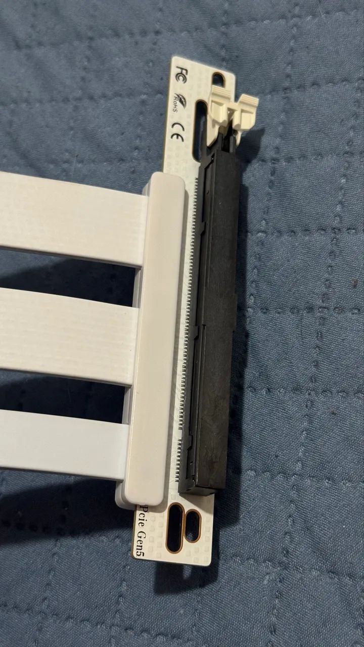 Cabo Riser PCIe Gen 5.0 - Branco - Foto 3