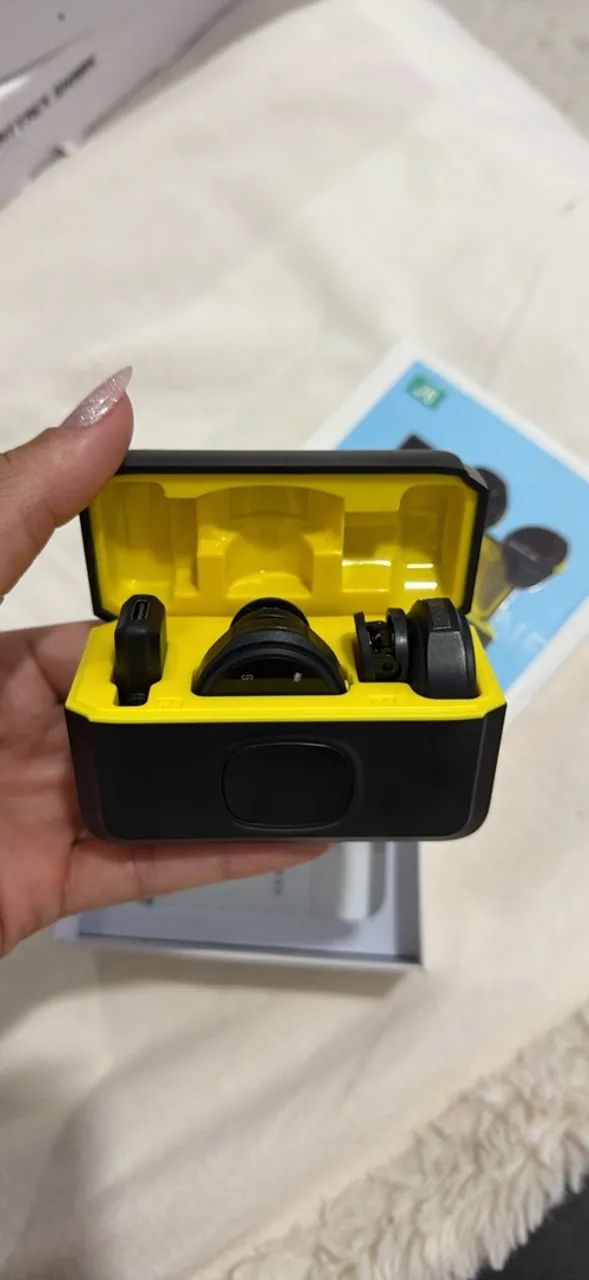 Lapela com 2 Microfones Profissional (Celular e CAM)  - Foto 4