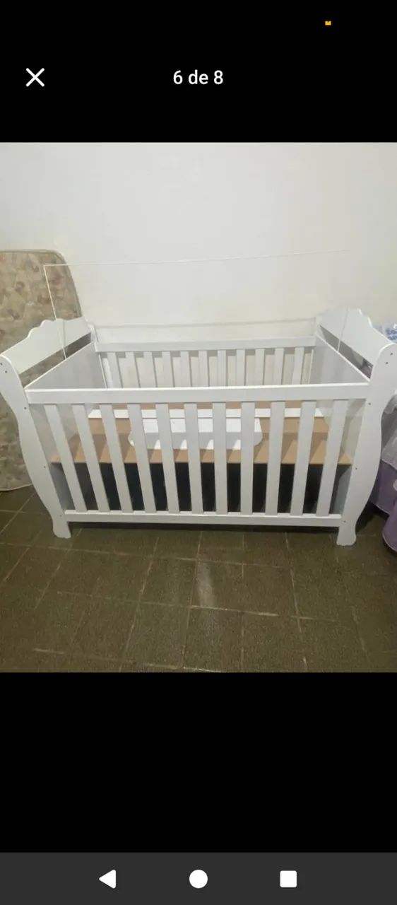 Berço novo q vira cama  - Foto 6