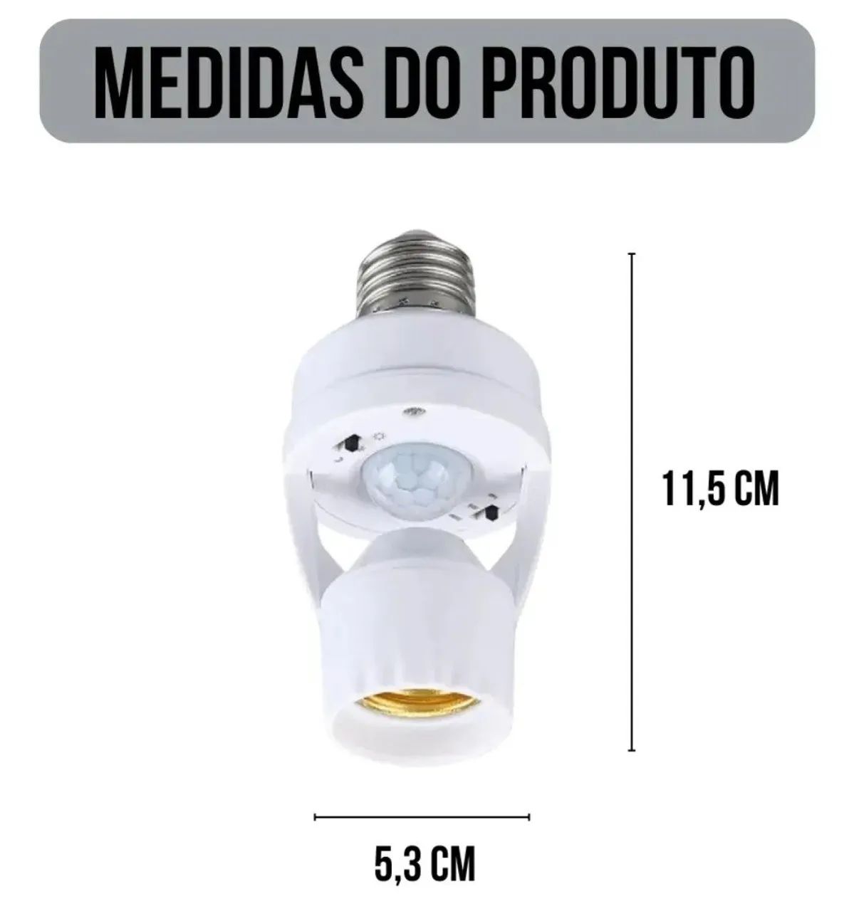 KIT SENSOR DE PRESENÇA 2 UNIDADES  - Foto 3