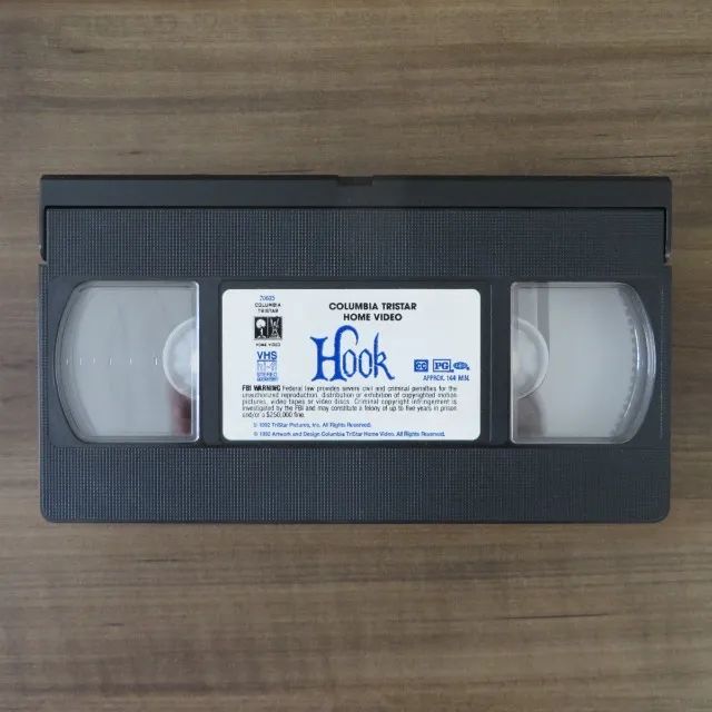 Fita VHS Hook - A Volta do Capitão Gancho *importado EUA - Foto 3