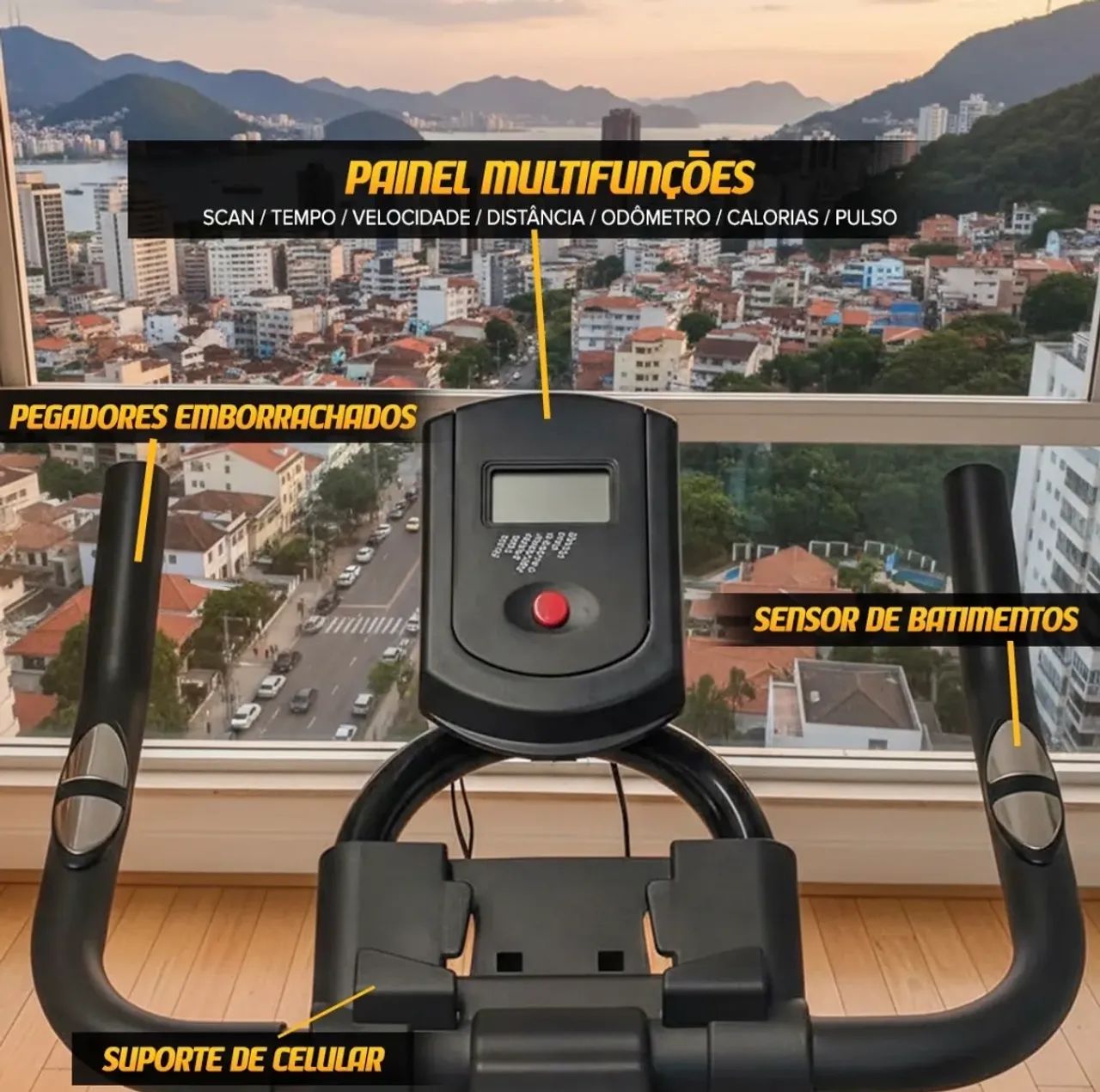 Bicicleta ergométrica Spinning MBX ZAS Roda inércia 13kg - Foto 5