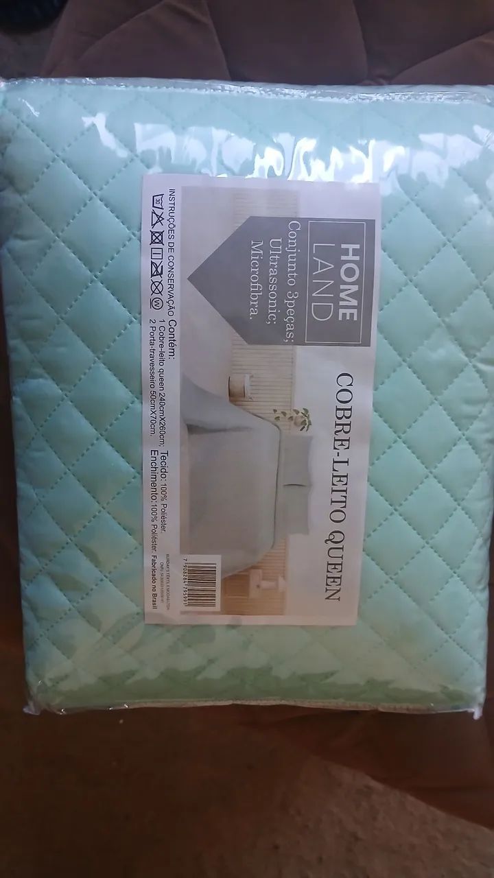 Cobre leito Queen Ciano