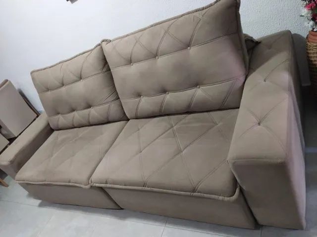 Sofá 4 Lugares Reclinável 2,50 - Foto 2