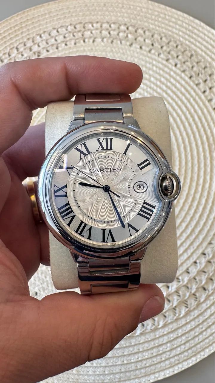 Relógio Cartier Ballon quartz clone - Foto 4