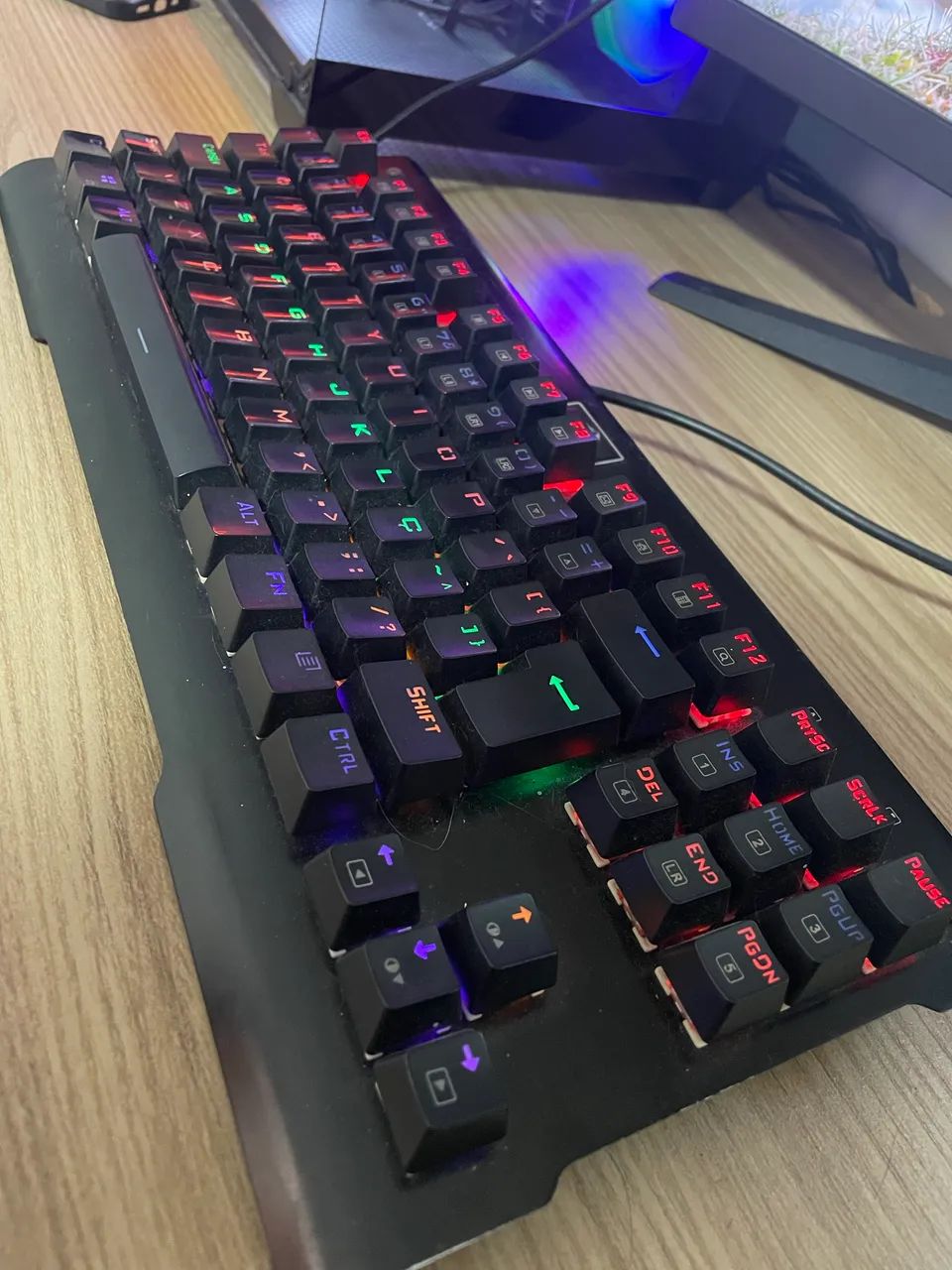 Teclado mecânico Red Drsgon Visnu  - Foto 3
