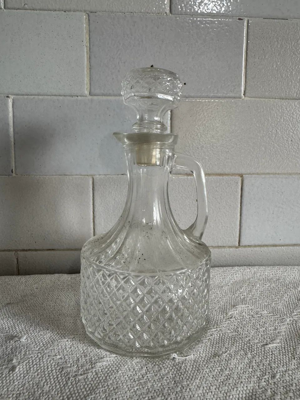 Licoreira em cristal antiga 