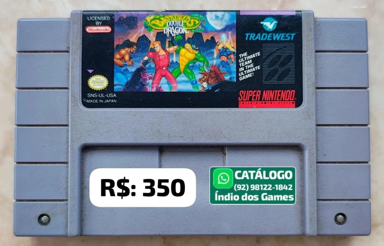 Battletoads Double Dragon = R$: 350