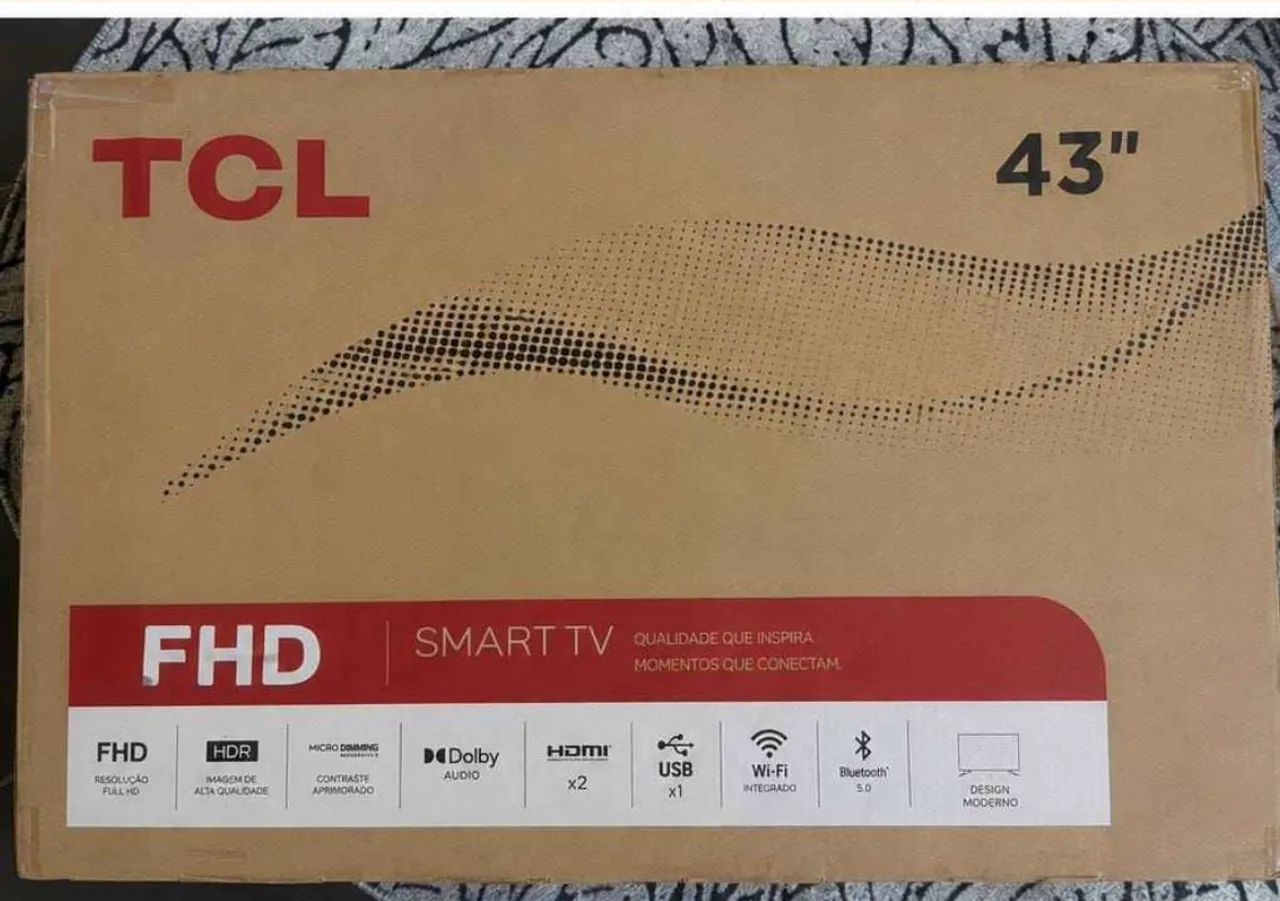 Televisão smart 43 polegadas TCL