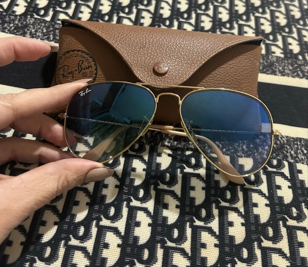 Ray Ban aviador azul original  - Foto 2