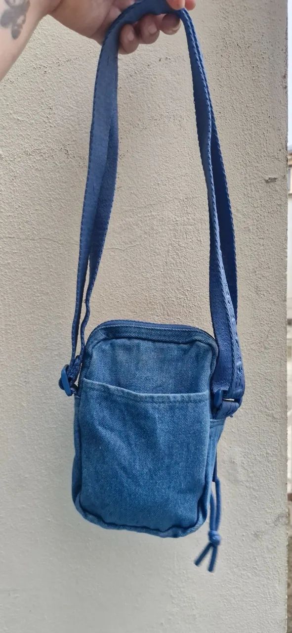 Bolsa farm jeans usada uma vez só.