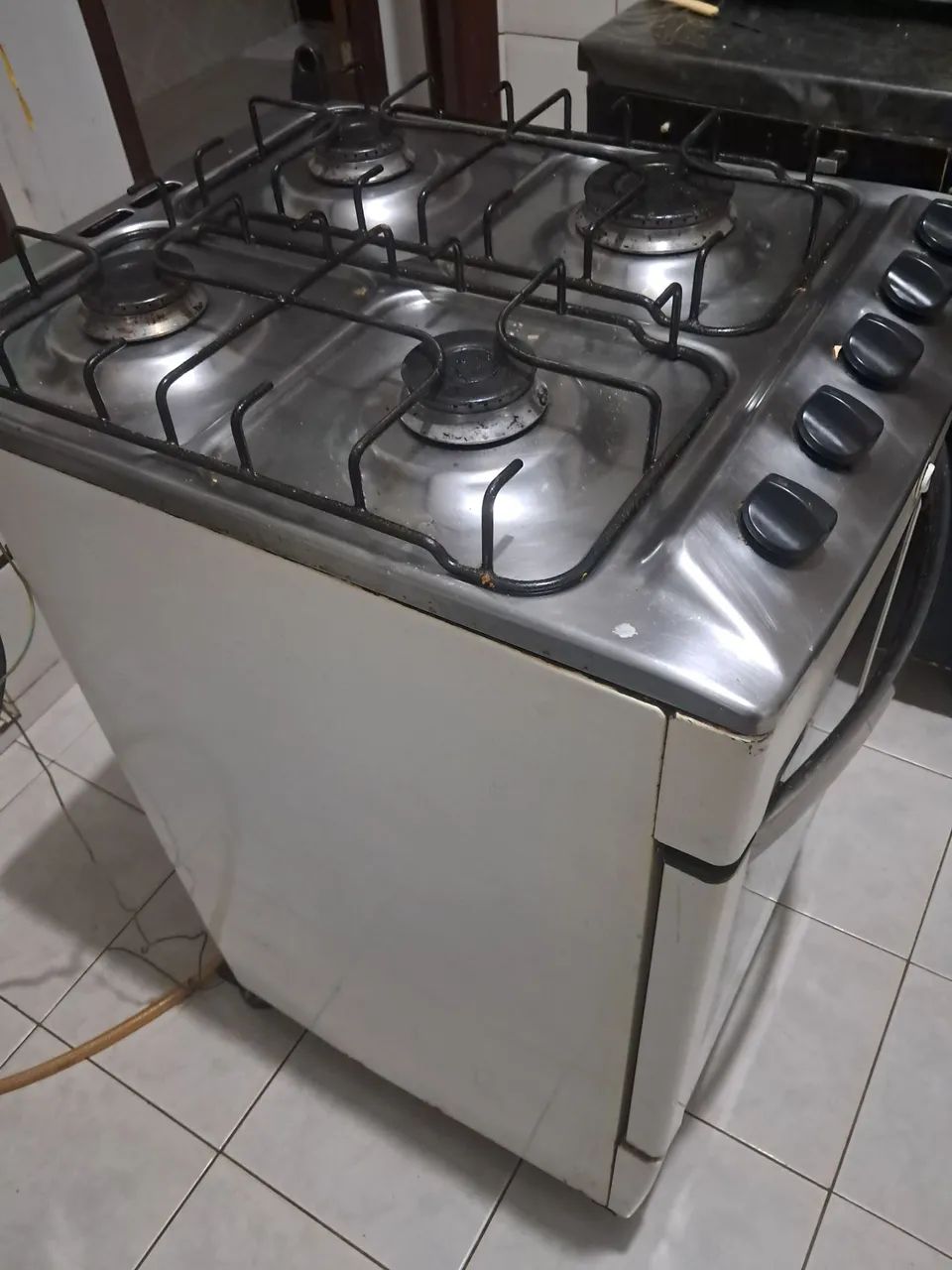 Vende fogão clean brastemp automático,  tudo funciona, bom estado,4 bocas,  com registro,  - Foto 5