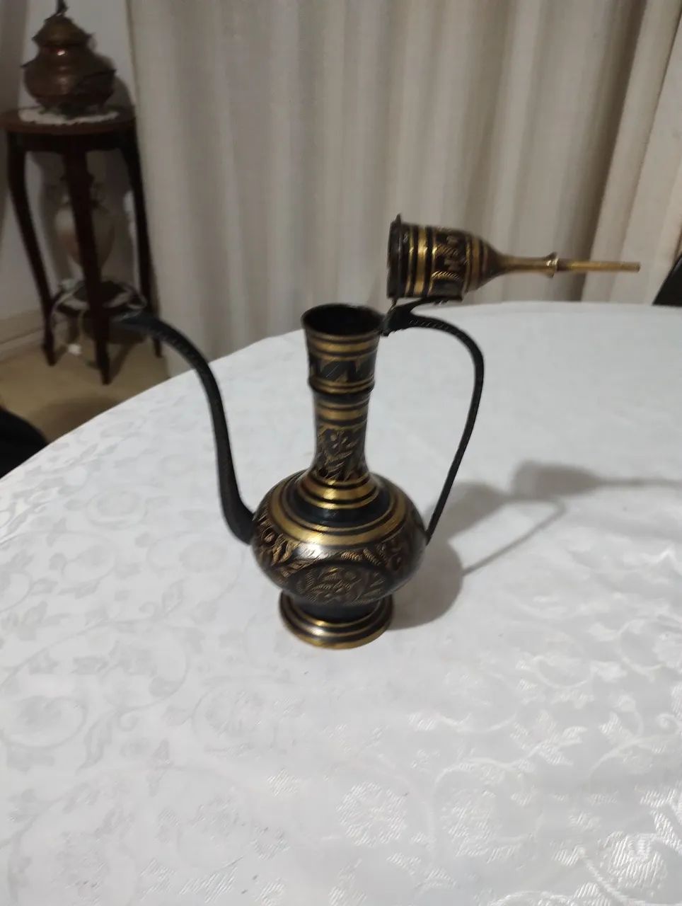 Ânfora indiana de metal(cobre)