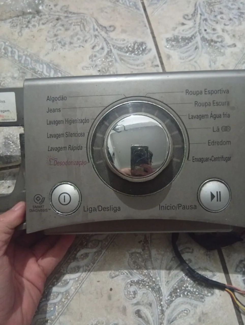 Painel interface lava e seca Samsung LG WD1252 - Foto 3