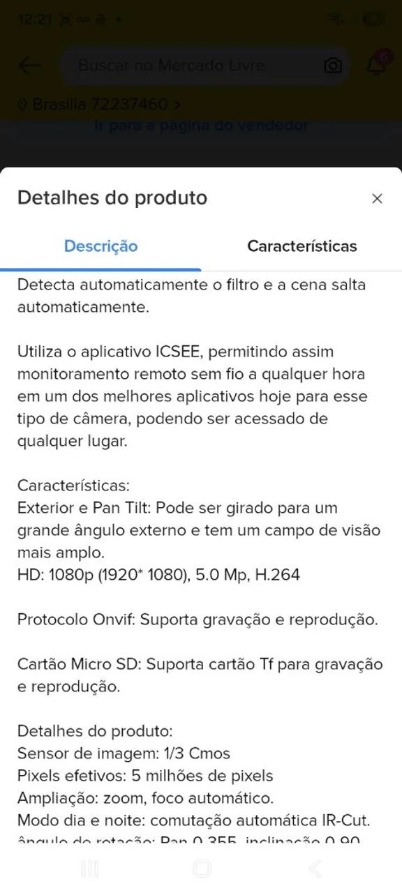 Câmera de segurança Wi-Fi  - Foto 6