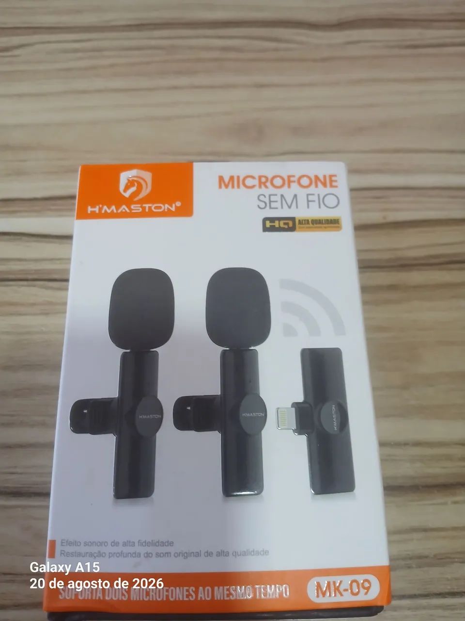 Microfone de lapela  para celular iPhone 