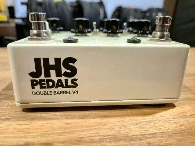 ギター JHS PEDALS DOUBLE BARREL V4 Pedal JHS Double Barrel v4 Dual Overdrive - Instrumentos musicais