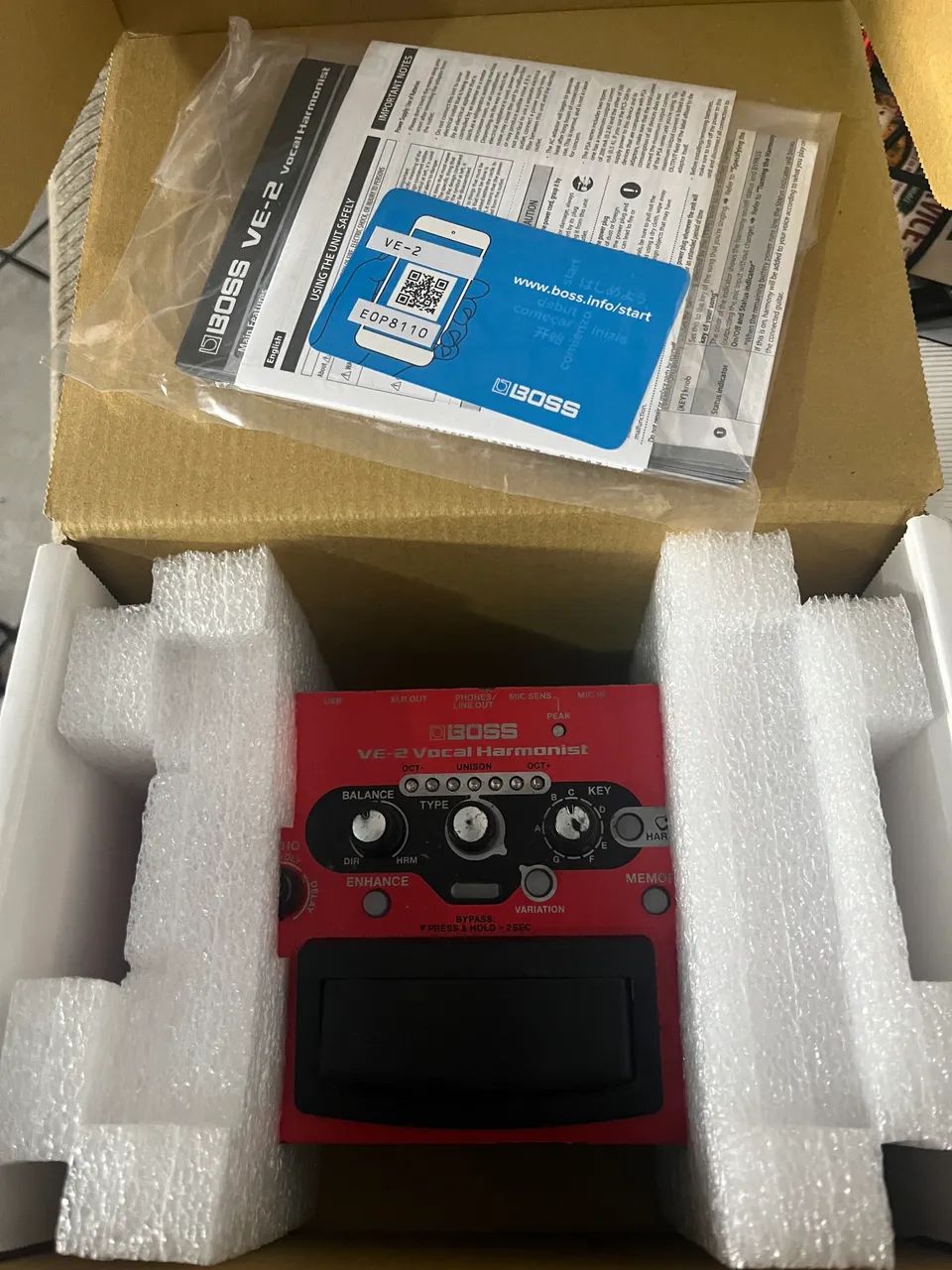 Pedal Boss vocal Harmonist VE2 - Foto 5