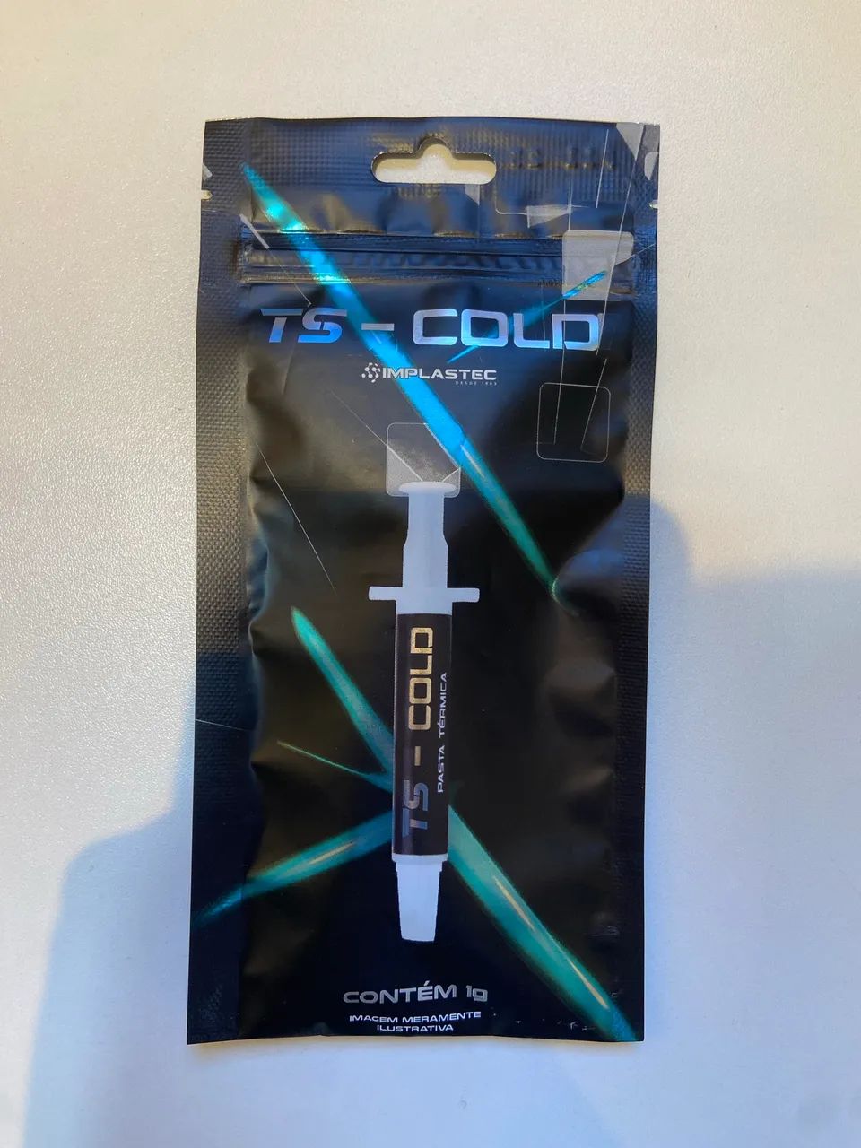 Pasta térmica TS-COLD de 1g da Implastec 