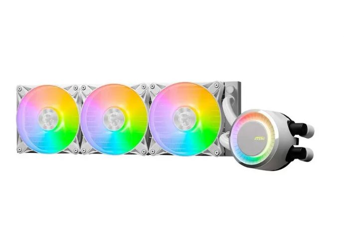 Water Cooler MSI Mag Coreliquid E360, ARGB, 360mm, AMD/Intel, Branco - MAG CORELIQUID E360
