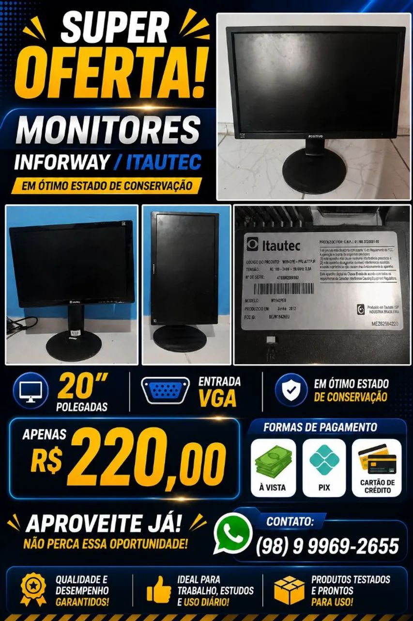 Monitores Inforway/ Italtec  - Foto 2