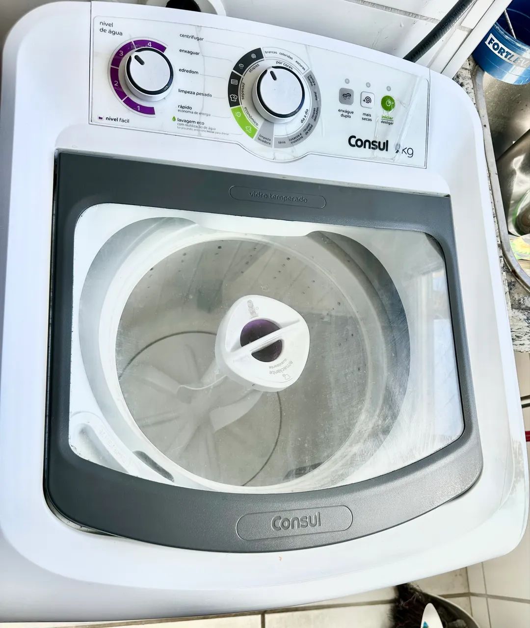 MÁQUINA DE LAVAR CÔNSUL 9kg Menos De 1 Ano Nova e no Plástico 