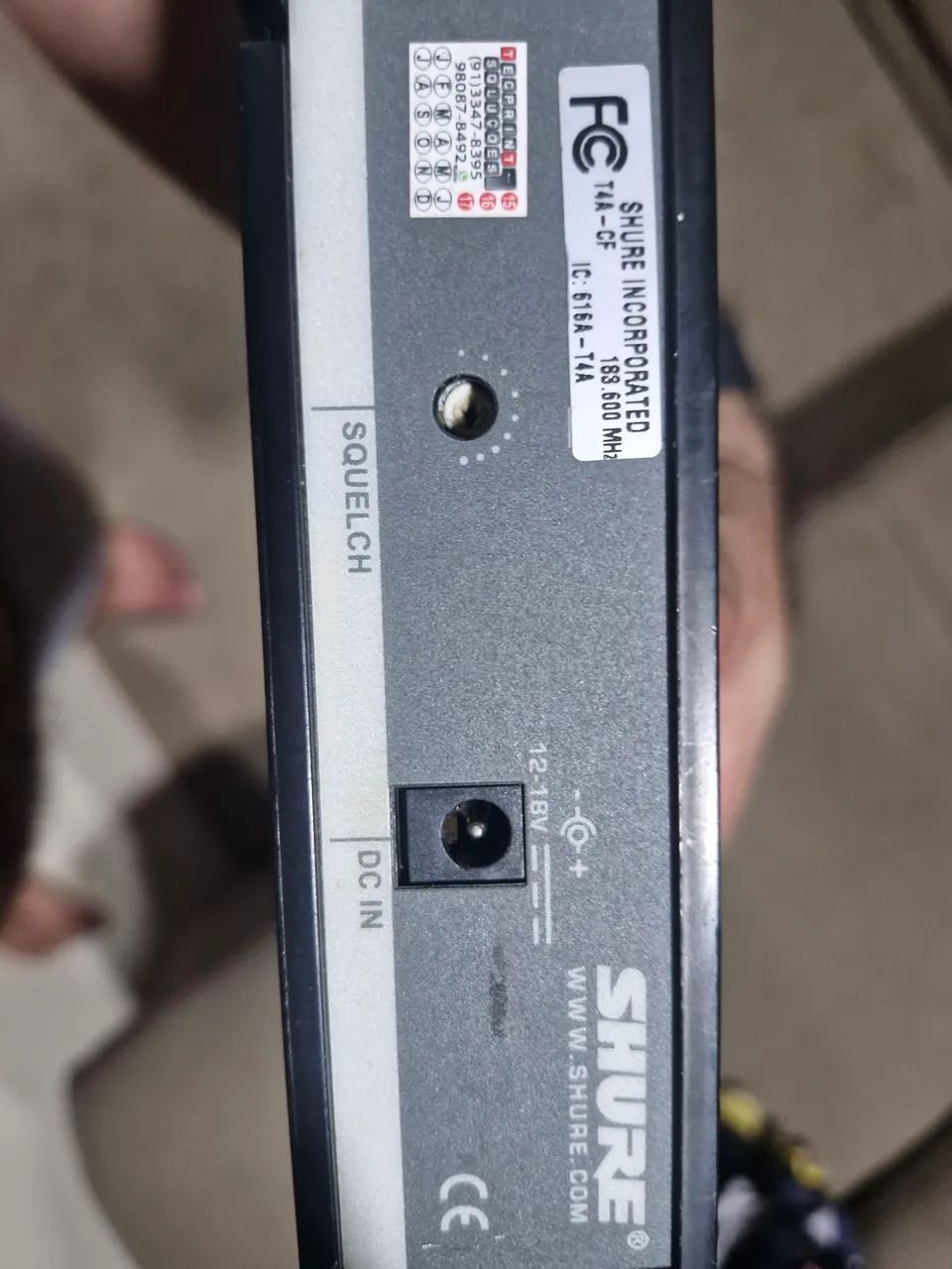 Microfone Sem Fio Shure SM58 Original + Receptor | Funcionando 100% - Foto 4