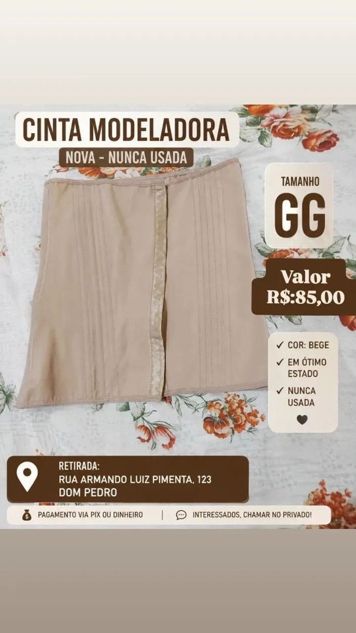CINTA MODELADORA NOVINHA ? |