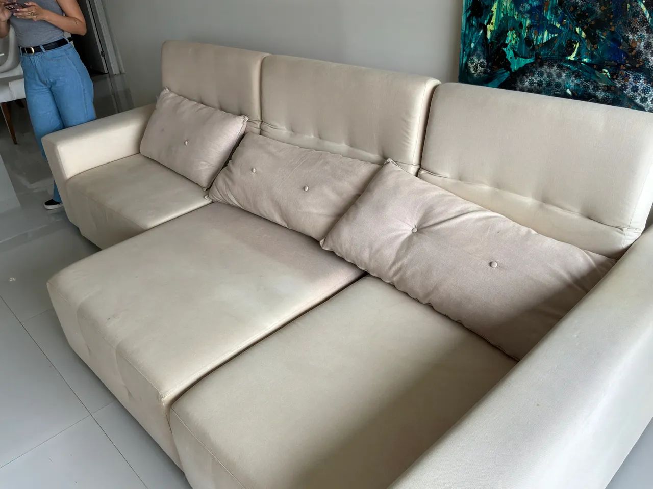 Vendo Sofá 3M - Foto 3