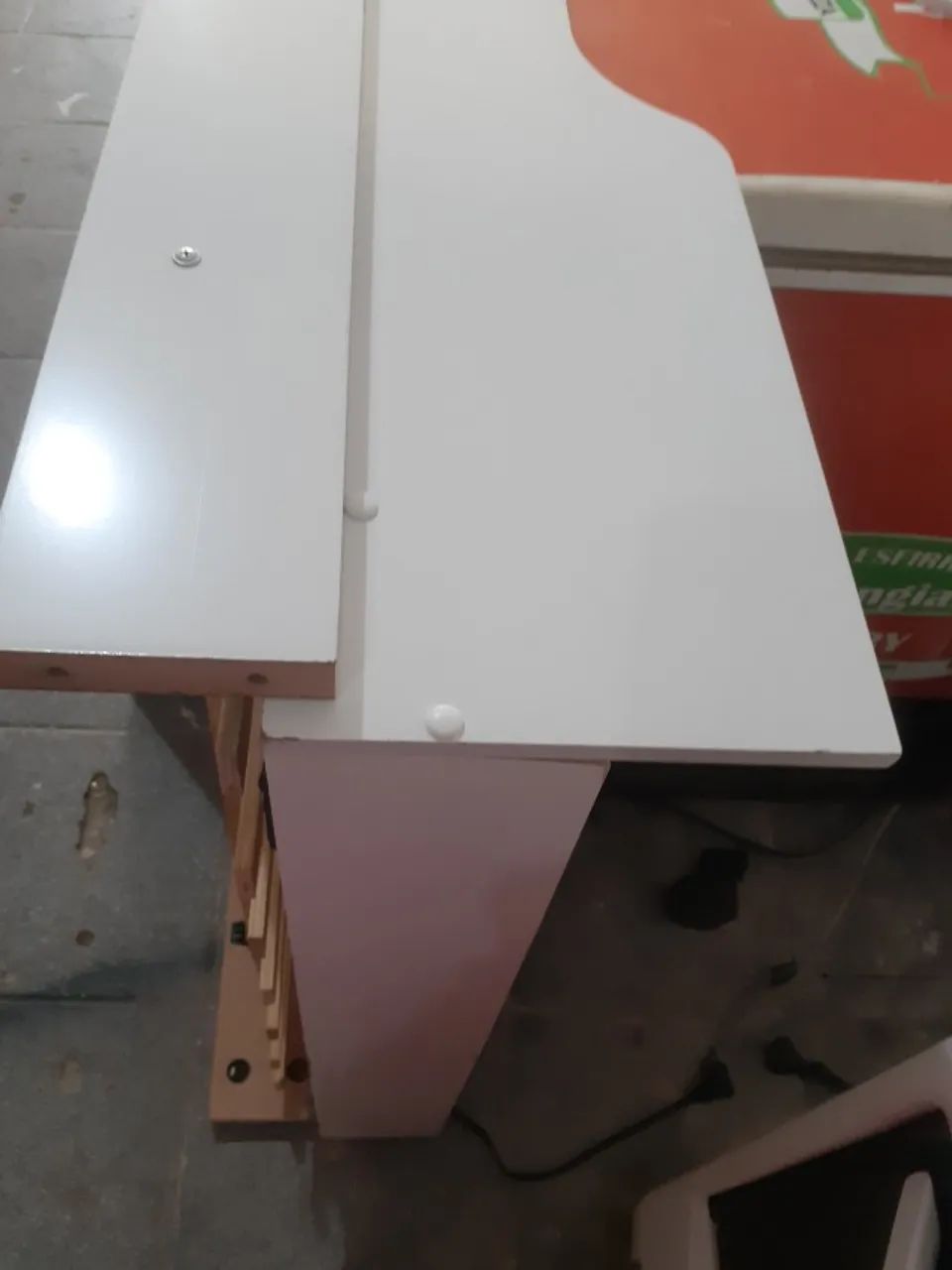 cama solteira com cama auxiliar branca completa - Foto 3
