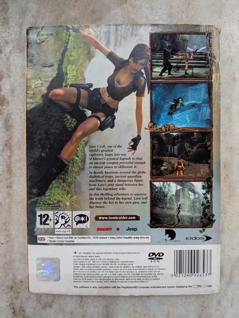 Tomb Raider Legend PS2 Jogo Completo Original Com Luva - Foto 2