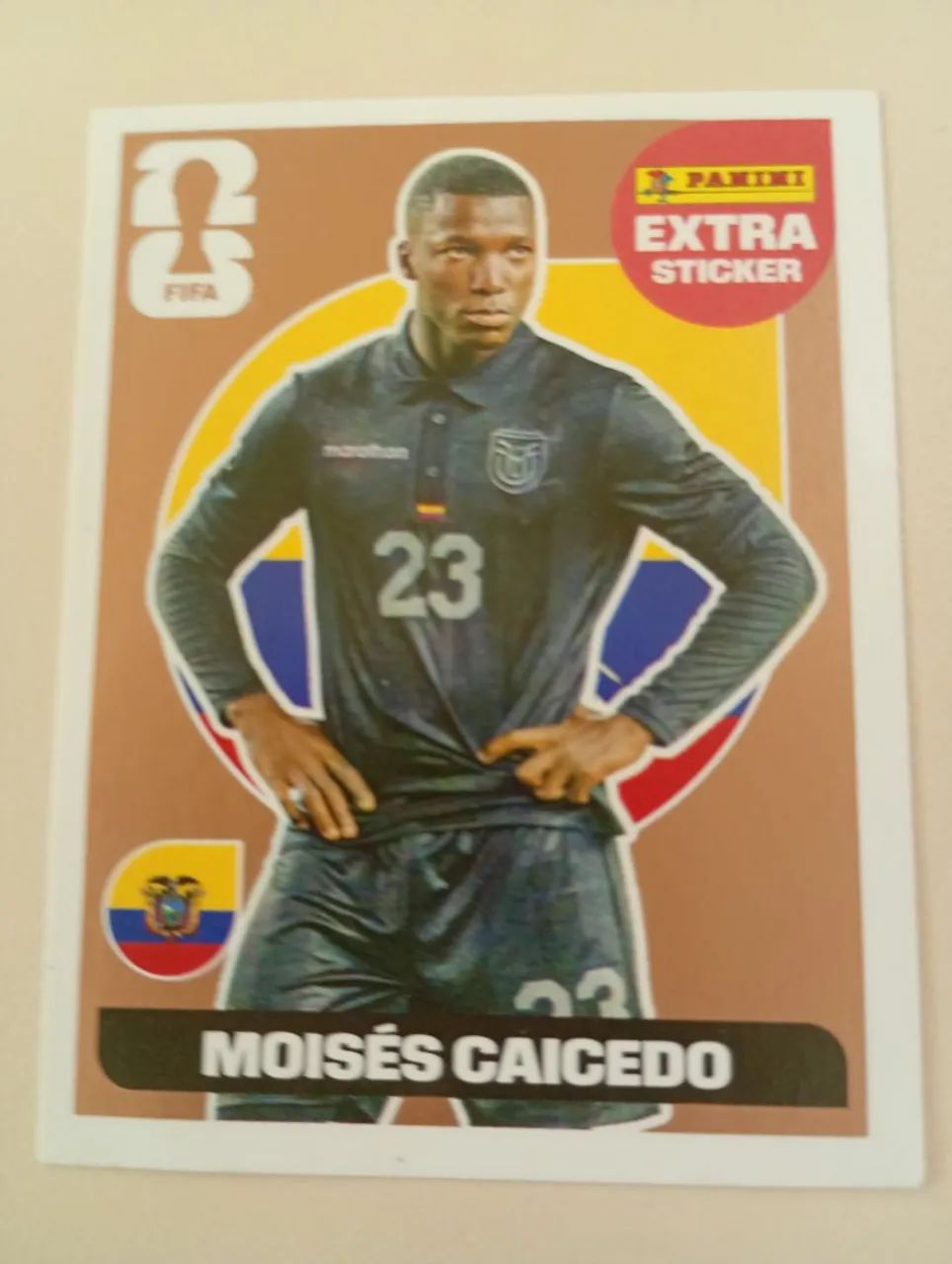 Troca Sticker bronze Moisés Caicedo