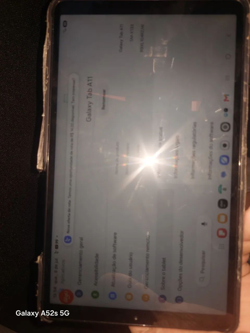 Vendo ou troco tablet Samsung a11 - Foto 5
