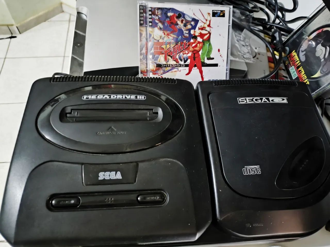 IMPERDÍVEL! SEGA CD + MEGA DRIVER FUNCIONANDO PERFEITAMENTE - Foto 3