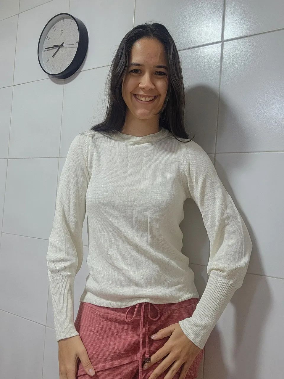 Sueter massimo dutti branco M