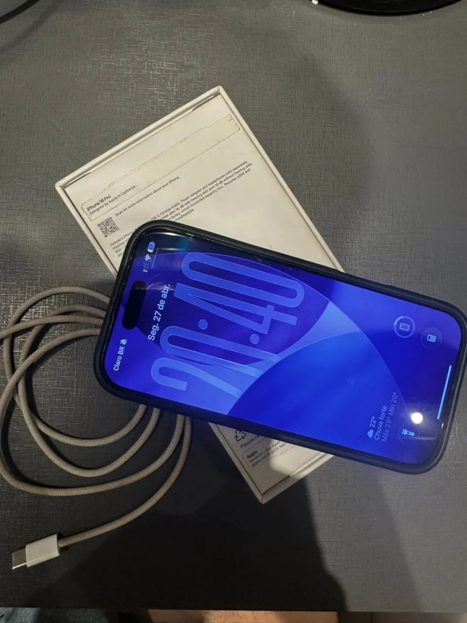 IPHONE 16 PRO PRETO C/ CAIXA 