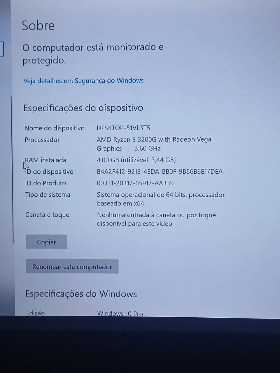 Vende-se processador ryzen 3 3200g com cooler - Foto 4