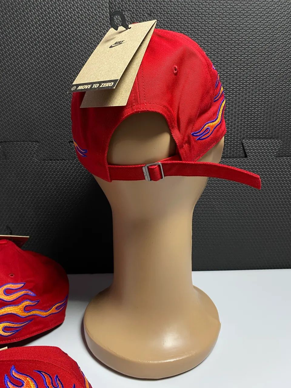 Boné Nike Structured OG Flame Club Gym Red - Foto 5