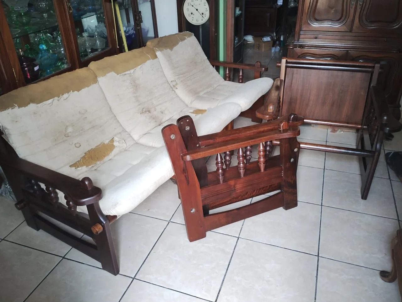 Jogo de sofa antigo 