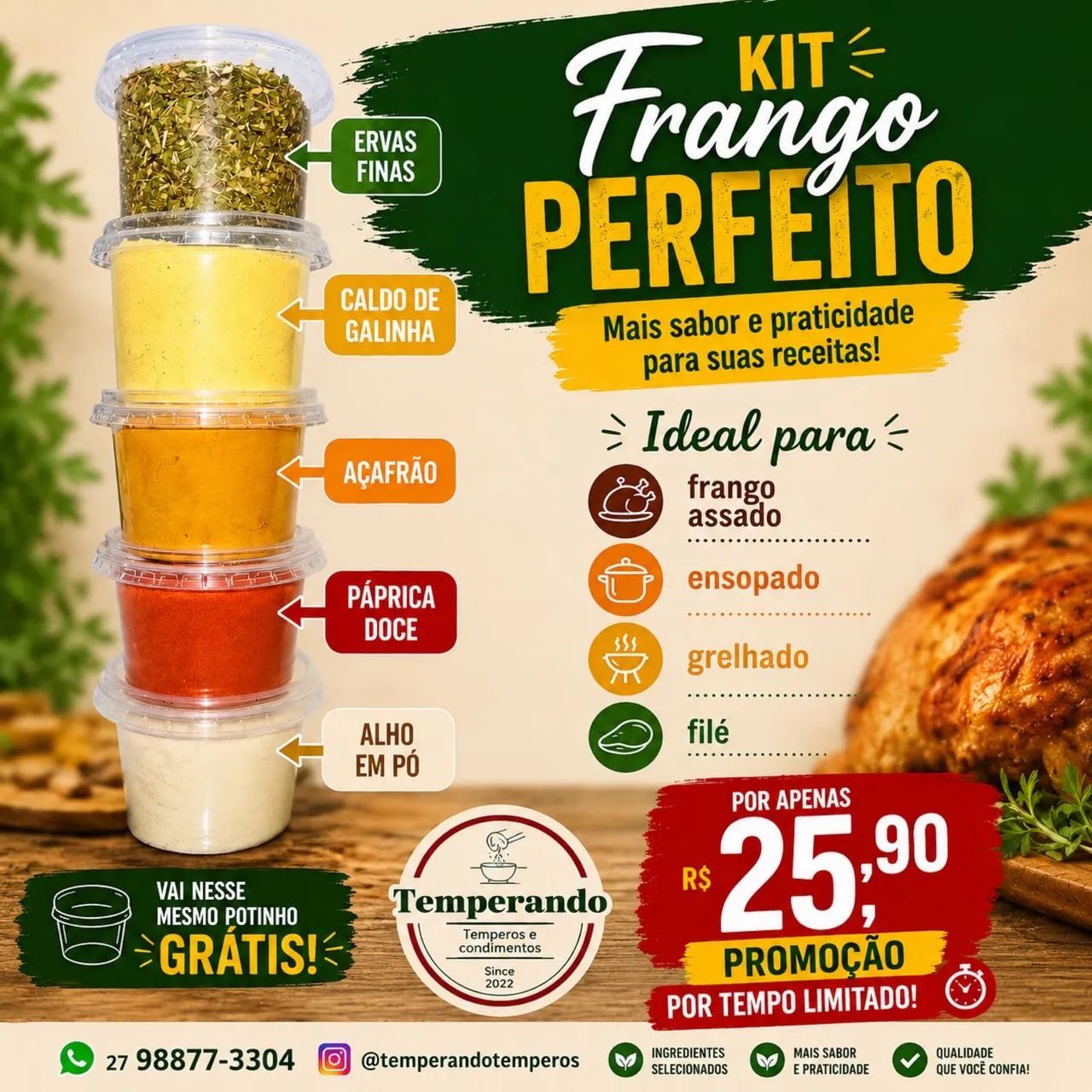KIT TEMPERO - Foto 2