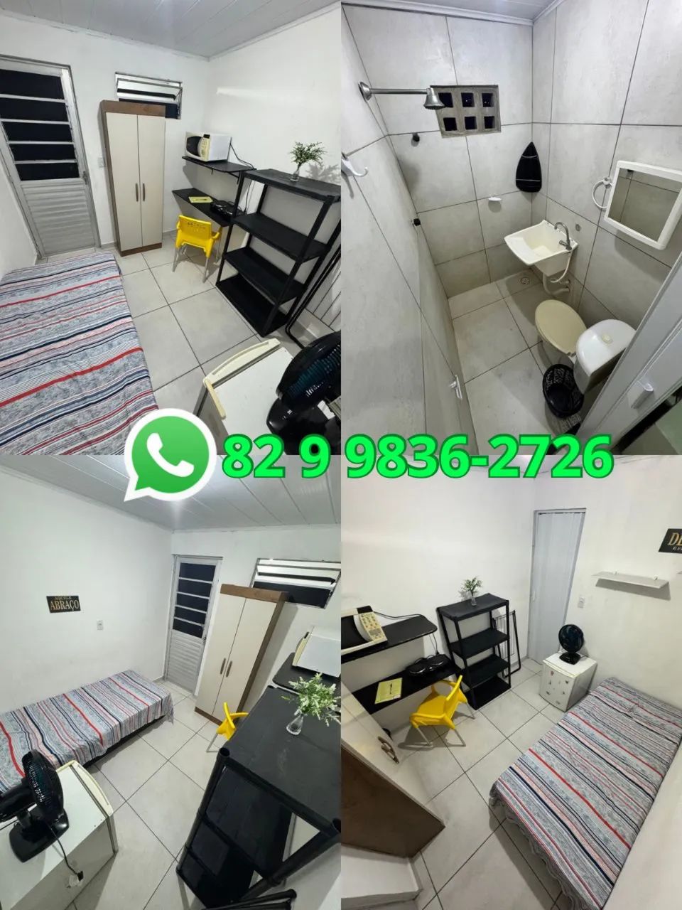 Kitnet suite mobiliado para estudantes em Cruz das Almas.