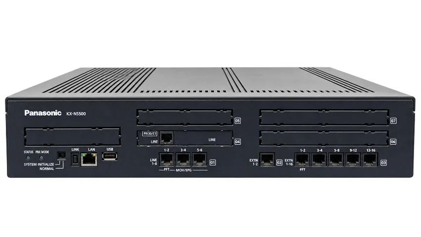 Central Telefônica Panasonic KX-NS500 Híbrida - PABX IP