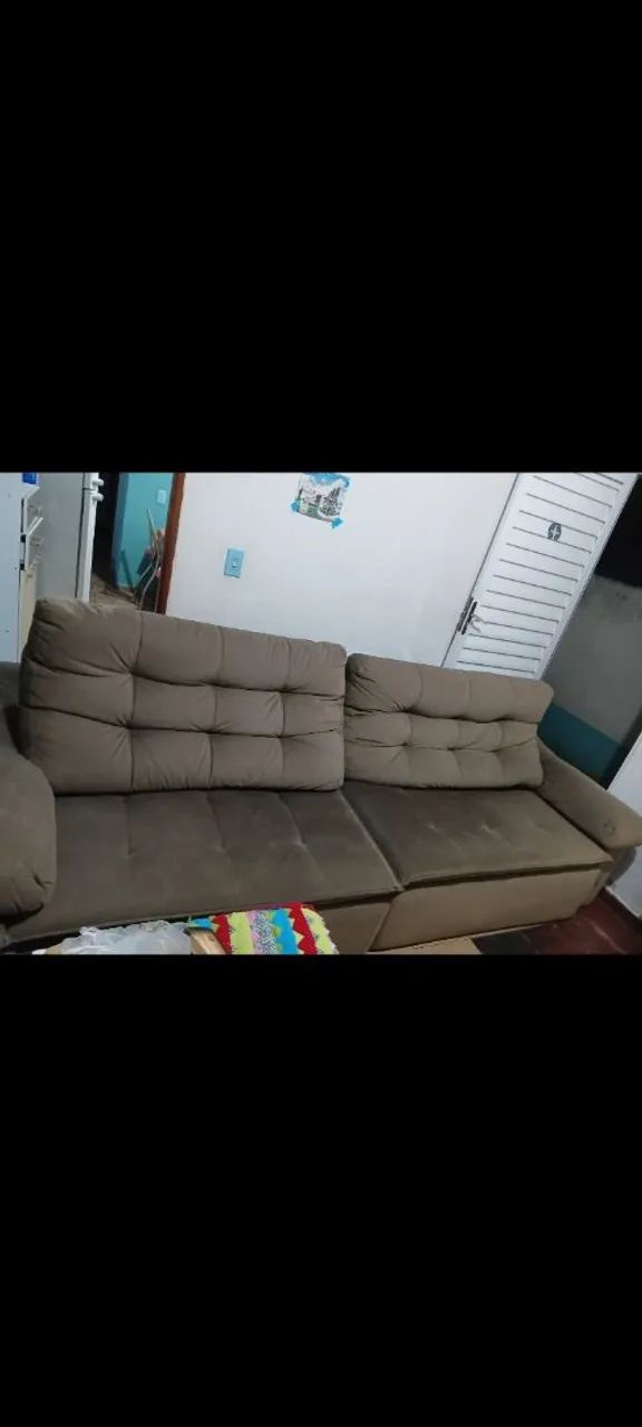 Vende se sofa retrátil 2.70 comprimento 1.80 aberto confortável top 