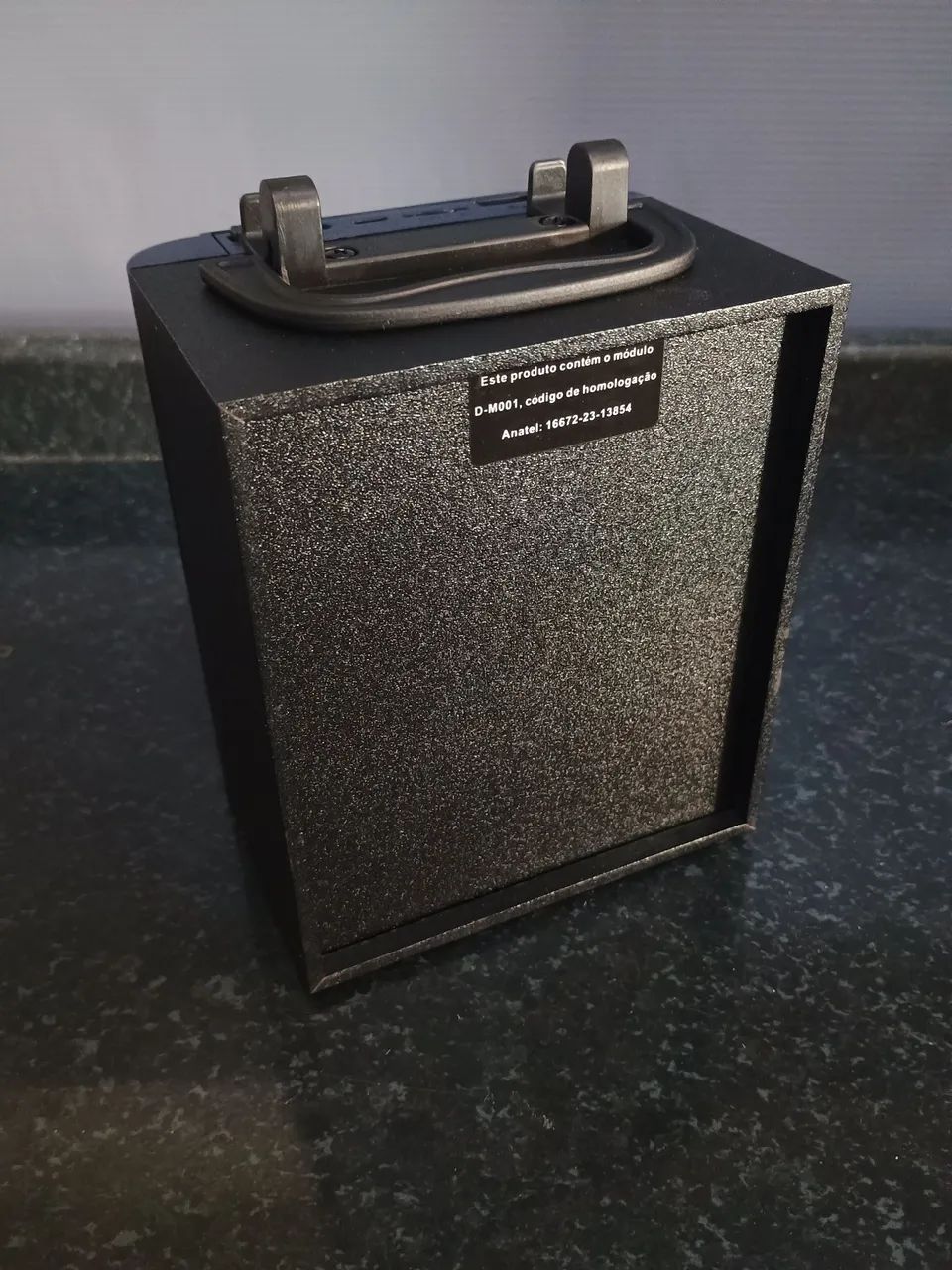 Mini Caixa de Som Bluetooth Potente Azul  - Foto 2